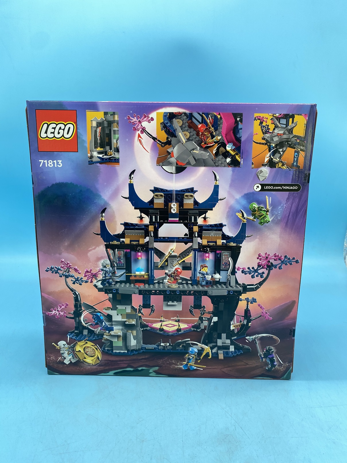 LEGO/乐高幻影忍者系列71813恶狼面具暗影道场益智积木玩具礼物 - 图0