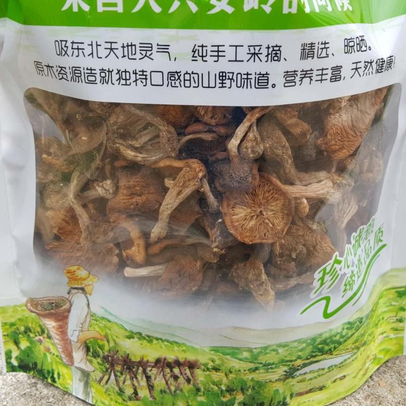 大兴安岭自然特产干货新桦树蘑菇食用菌煲汤小鸡炖材500g草榛蘑 - 图1