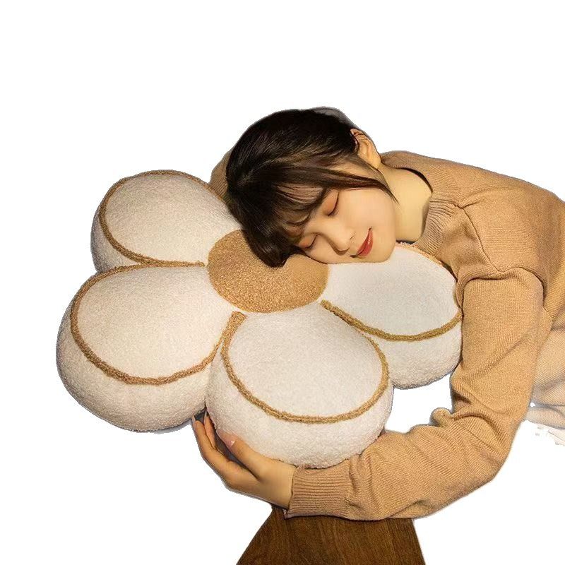 花朵抱枕沙发靠垫地上坐垫花瓣网红抱枕加厚靠背腰靠太阳花抱枕头,淘宝优惠券,粉丝福利购,淘宝优惠卷