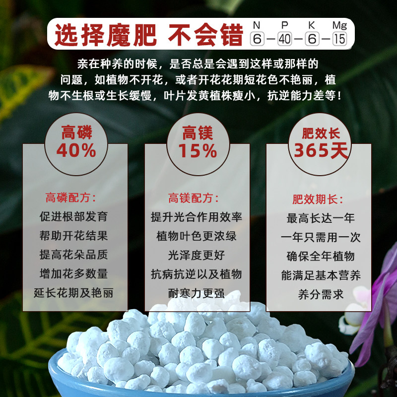 日本魔肥长效颗粒缓释肥月季花肥兰花多肉植物通用型肥料营养球根,淘宝优惠券,粉丝福利购,淘宝优惠卷