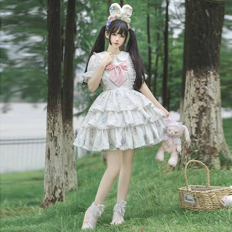 【铃兰花园】原创正版甜美洛丽塔生日礼服lolita公主裙 jsk连衣裙 - 图2