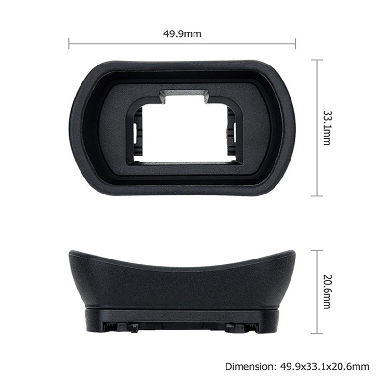 集卫适用索尼FDA-EP18L取景器眼罩A7S A7M3 A7RIII A7R4 A9II a7m2 a7r2 A7S2 A72护目镜微单配件-图2