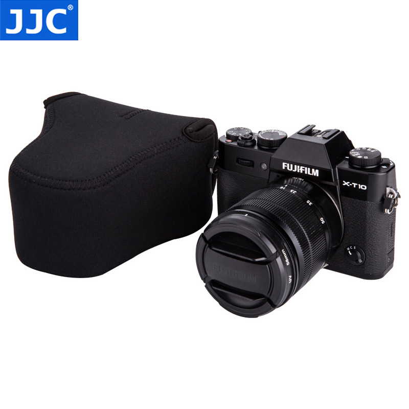 JJC 微单相机包适用富士XS10 XE4 XT20 XT30II XT200索尼A7C奥林巴斯EM10II佳能M50II收纳袋保护套内胆包 - 图0