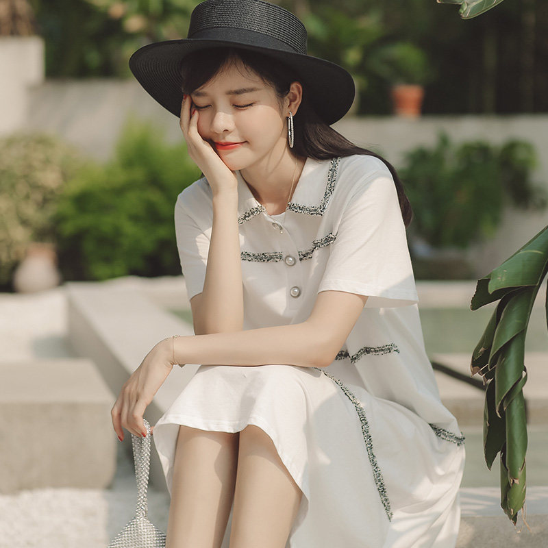 纯棉时尚款娃娃裙夏装 婴格恩母婴连衣裙