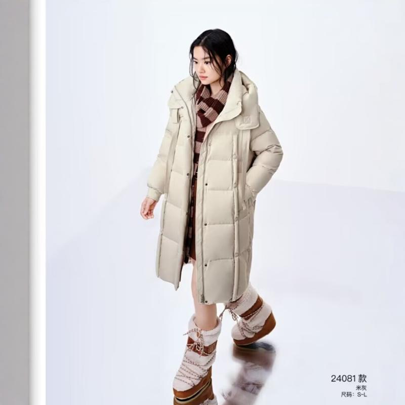 特价款 女装时尚休闲中长款羽绒服半成品九成品24081翻新定制加工 - 图2