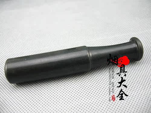 天然和田青玉玉石烟嘴 老式旱烟袋 玉石烟哨 烟枪烟杆烟锅烟斗袋 - 图1