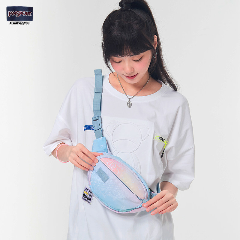 jansport杰斯伯腰包男女单肩单肩包 jansport男士包袋