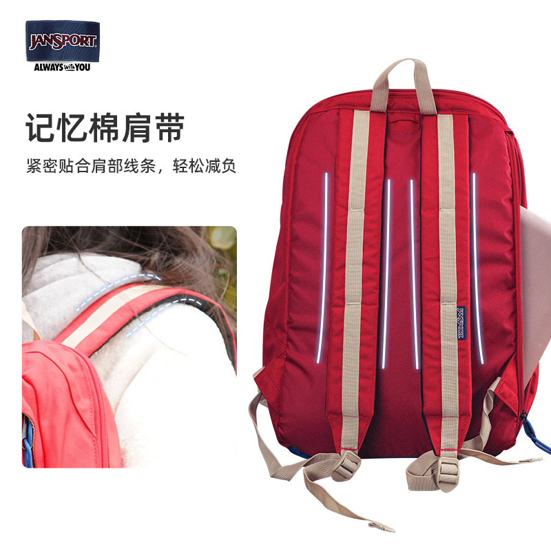 【微瑕】Janspor杰斯伯户外旅行功能男女生西瓜红本命年红包5XP,淘宝优惠券,粉丝福利购,淘宝优惠卷