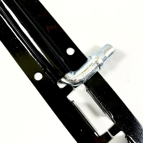 老式黑插销老款门栓普通插销加粗防盗铁门闩门扣木橱柜门窗明插销 - 图2