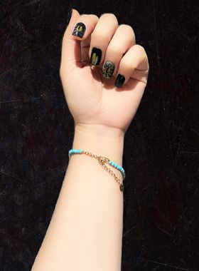 12m蔷薇辉配天然珍珠配孟松手串手链