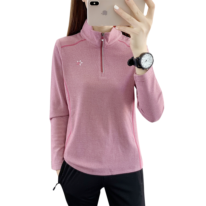 户外弹力运动抓绒衣女上衣保暖长袖T恤女磨毛德绒防静电春秋冬季,淘宝优惠券,粉丝福利购,淘宝优惠卷
