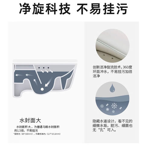 科勒壁挂马桶隐藏水箱小户型家用墙排智能维雅挂墙式座便器25255T - 图0