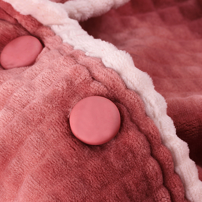 冬珊瑚绒保暖新款开衫少女睡衣 派邦奴睡衣/家居服套装