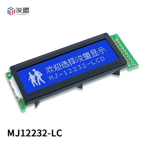 LCD液晶显示屏 12232点阵屏模块 12232LC高清工业屏单色显示屏5v - 图1