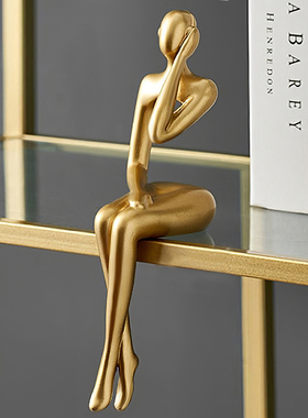 创意小金人抽象人物现代装饰家居现代抽象人物艺术设计装饰摆设