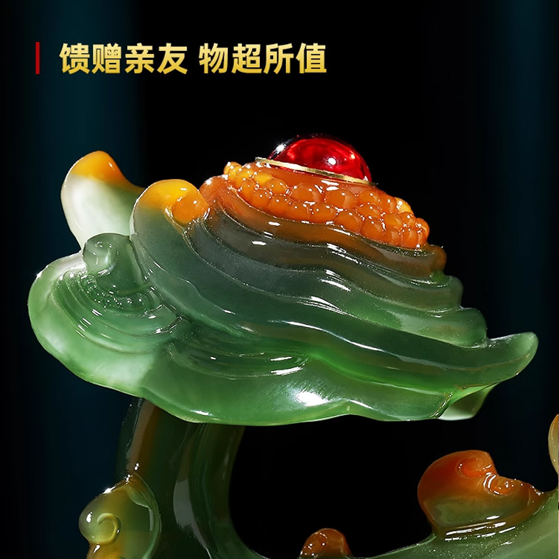 五福如意葫芦玉如意摆件家居客厅玄关酒柜装饰搬新家乔迁新居礼品