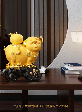 诸事大吉绒沙金工艺品