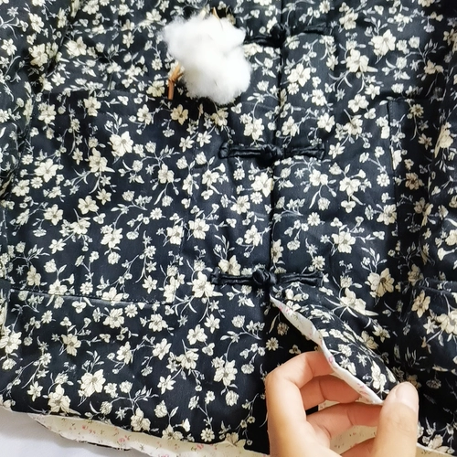 Хлопковая куртка ручной работы 25 лет Новый стиль Новый китайский стиль свободная версия зимняя утолщенная хлопчатобумажная куртка женская хлопковая куртка