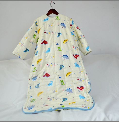 Хлопковый спальный мешок для младенца с молнией, «сделай сам», увеличенная толщина