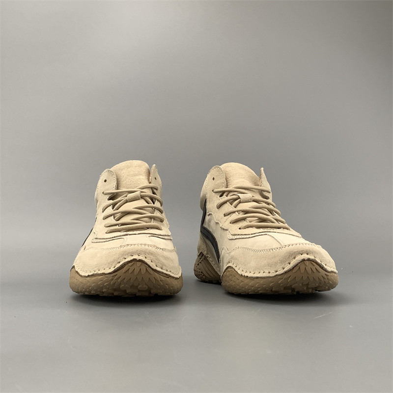 高品质外贸男士秋季新款真皮复古高帮休闲鞋百搭轻便舒适耐磨耐脏,淘宝优惠券,粉丝福利购,淘宝优惠卷