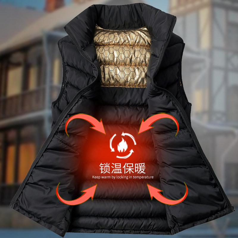 男马甲新款秋冬加厚马夹休闲大码坎肩羽绒棉百搭外穿棉背心男外套,淘宝优惠券,粉丝福利购,淘宝优惠卷