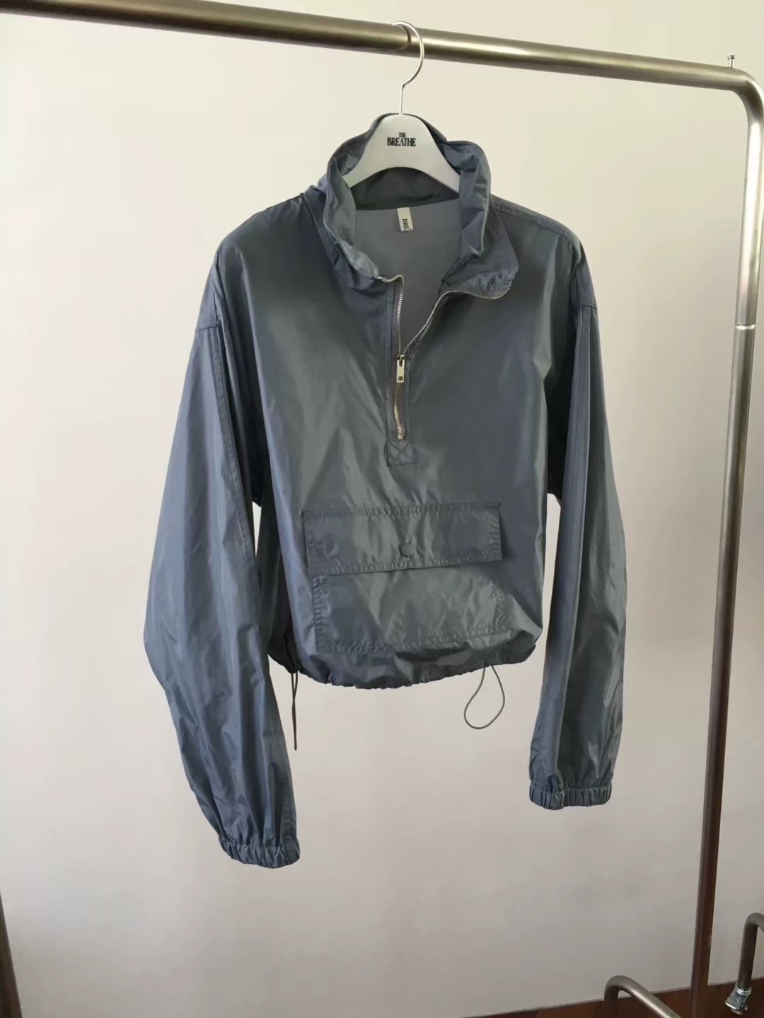 现货bureathe呼吸家韩国东大门百搭宽松休闲立领拉链外套防晒衣 - 图1