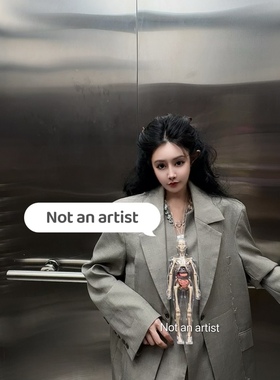 美学艺术骷髅头未来感Y2K赛博器官暴走系列人体器官趣味夸张项链