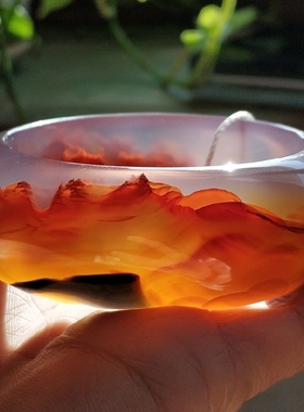 玛瑙印象西域高冰花纹立体满圈