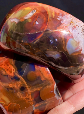 收藏品战国罕见古典风玛瑙手镯