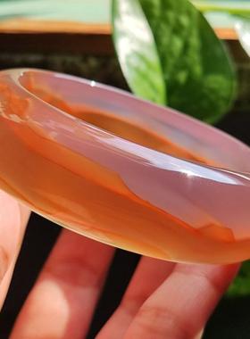 玛瑙印象纯天然冰红玛瑙手镯