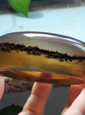 印象老花料高冰玻璃种玛瑙手镯