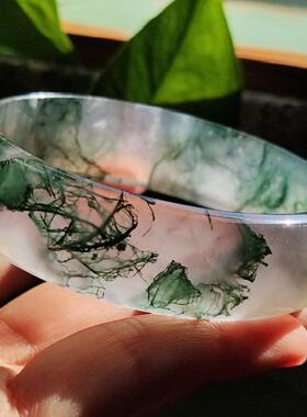 玛瑙印象纯天然巴西水草手镯