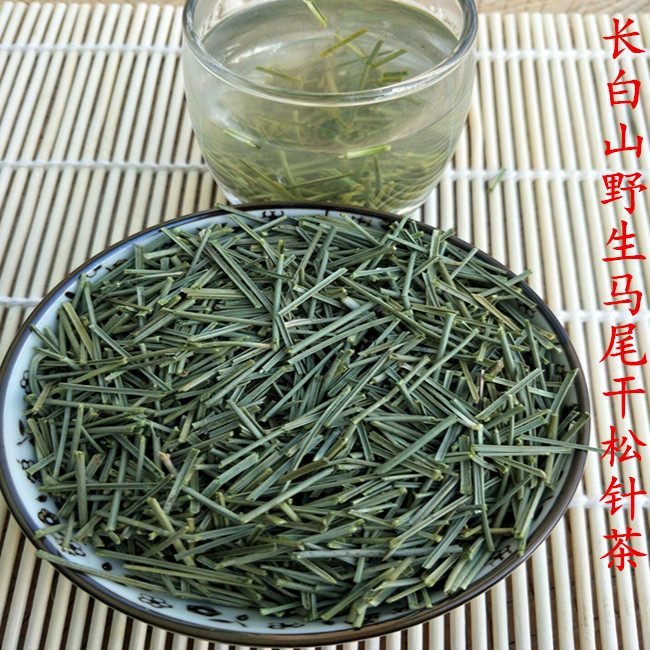 东北长白山野生干马尾松针干松针干马尾松针茶半斤包邮_虎窝淘
