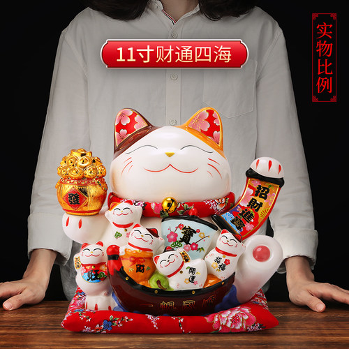 创意家居入户客厅陶瓷存钱储蓄罐送店铺开业礼品0486 - 图2