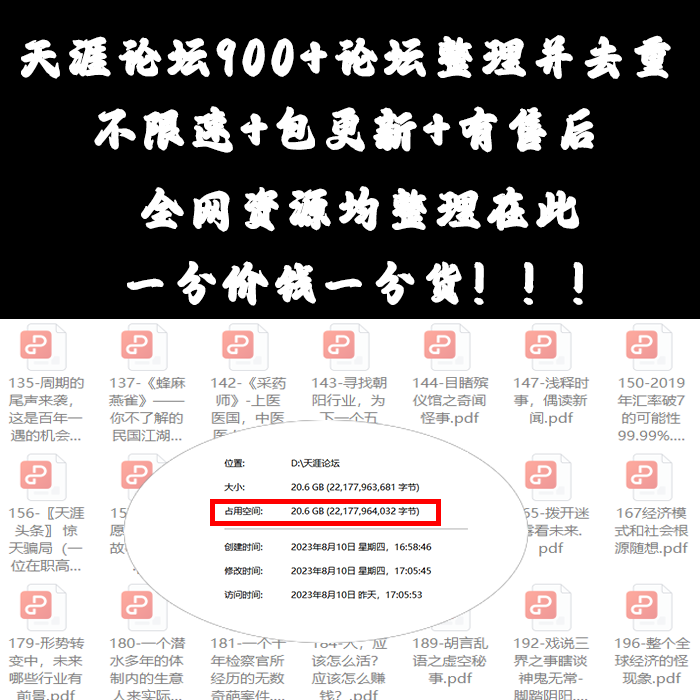 天涯神贴合集kk大神房产开智合集1000篇灵草灵宠大鹏去水印精选全-图3