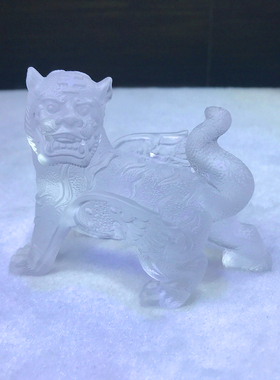 琉璃工艺品白虎摆件四神兽一套四方瑞兽镇宅家居装饰品办公室摆设