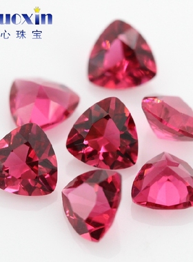 玻璃肥三角彩色组合裸石