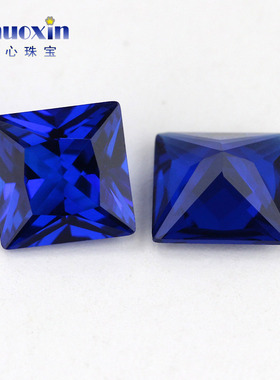 正方直角113#合成蓝尖晶裸石