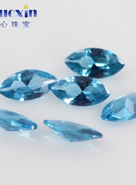 diy马眼形耳钉戒指尖晶石