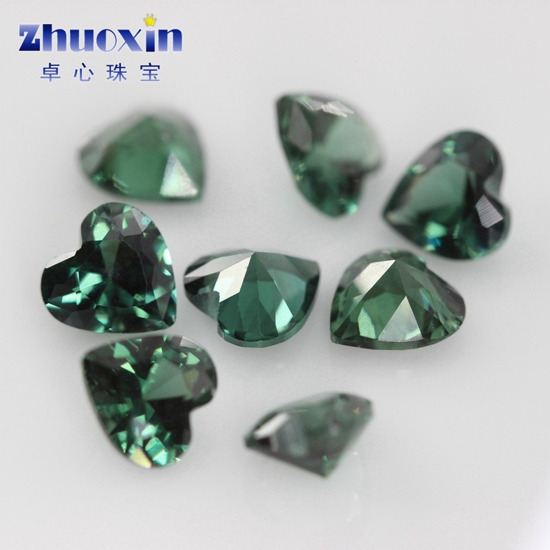 心形合成尖晶石戒面多色组合 蓝绿色尖底裸石可蜡镶耐高温镶嵌钻,淘宝优惠券,粉丝福利购,淘宝优惠卷