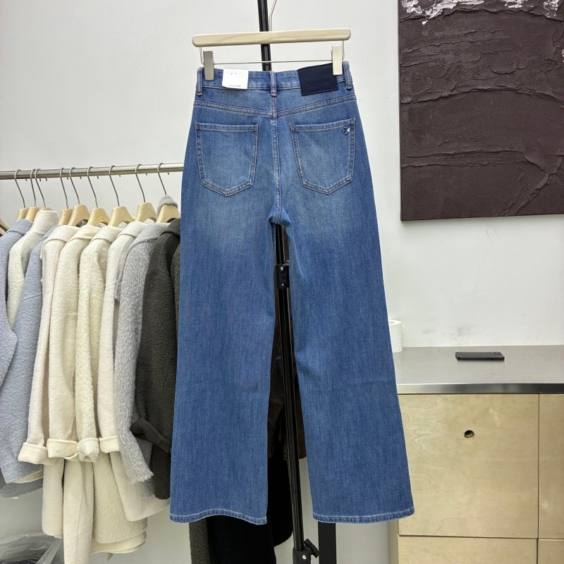 欧货2026春百搭高腰显瘦四面弹直筒牛仔裤女宽松窄版阔腿裤86033,淘宝优惠券,粉丝福利购,淘宝优惠卷