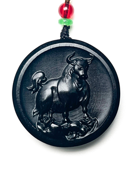 黑檀木十二生肖牌吊坠木