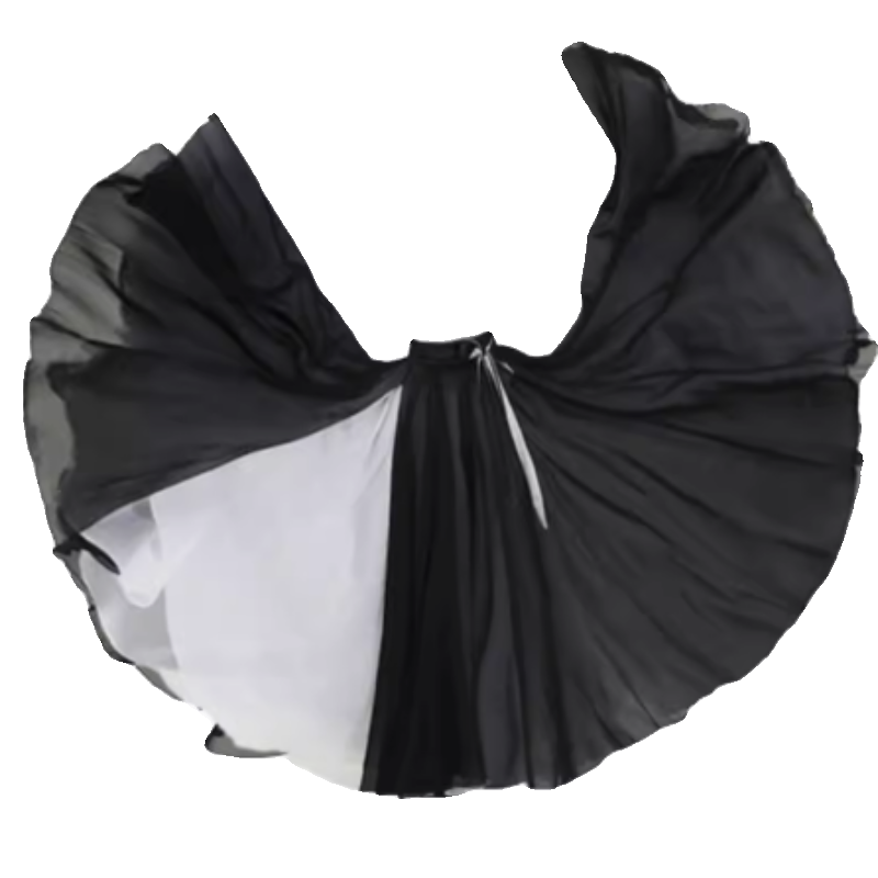 人世间古典舞蹈裙两面穿双层开叉720度大摆裙现代舞广场舞半身裙,淘宝优惠券,粉丝福利购,淘宝优惠卷