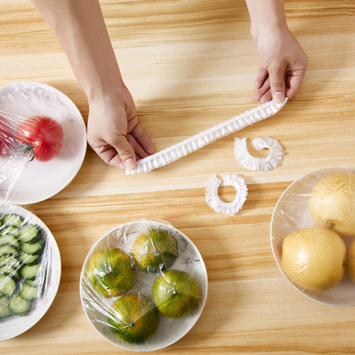 保鲜膜套袋加厚一次性保鲜袋家用食品级冰箱自封口万能保鲜罩 - 图2