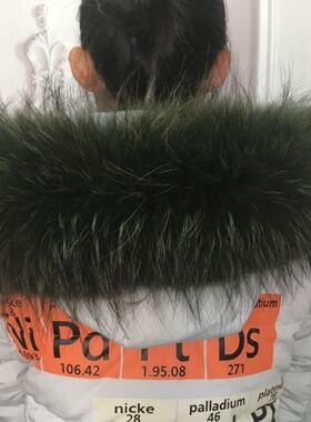 貉子毛领子羽绒服毛领定做冬季女