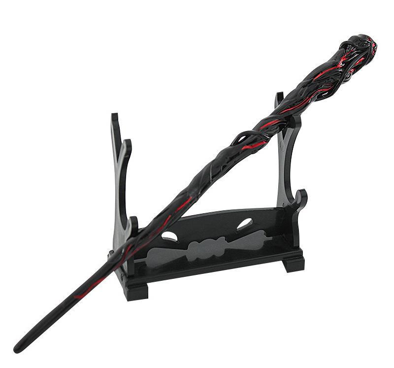 诛仙影视周边兵器 张小凡烧火棍噬魂棍金属模型合金武器摆件17cm - 图3