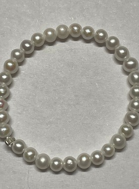 天然淡水小米珍珠戒指