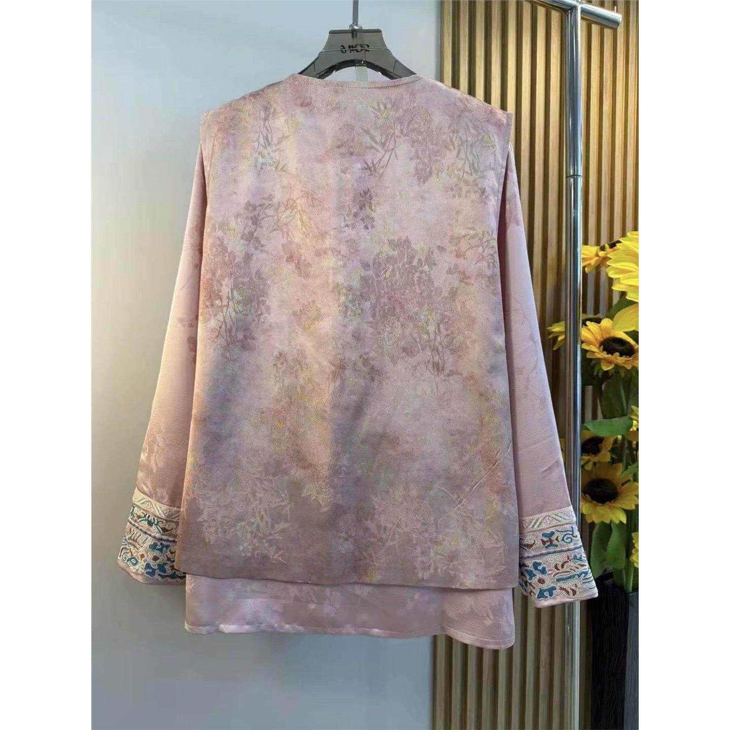 2026冬季新款大码女装流行新中式国风马甲高级轻奢内搭上衣两件套,淘宝优惠券,粉丝福利购,淘宝优惠卷