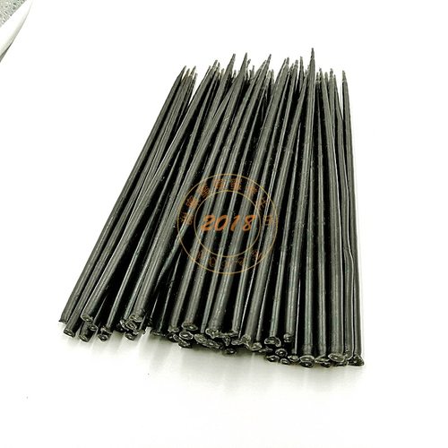 黑色细长蜂蜡蜡烛 天然蜜蜡古法手工浸制 欧式尖头杆蜡香薰烛台 - 图1