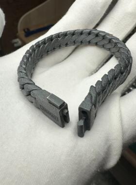 足银三马鞭手链复古工艺